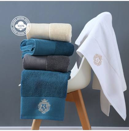 100% Premium Cotton Bath Towel High End Highly Absorbent Towel Luxury Hotel Spa Towel Solid Color High GSM Bath Towel