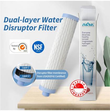 AVAVA Dual-layer Water Disruptor Filter Ahlstrom Disruptor® PAC Filter Element Remove 99.99% Viruses/ Certified By SGS
