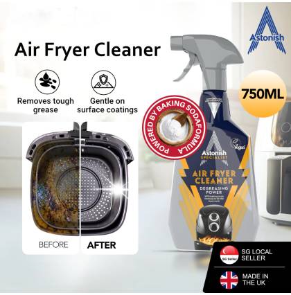[Made in UK] Astonish Specialist Air Fryer Cleaner - Fast Acting Degreaser Baking Soda 750ml