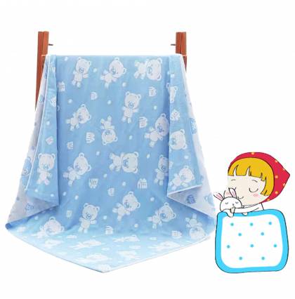 Baby Cotton Blanket Pure Cotton Towel Soft and Breathable Baby Wrappers
