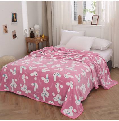 Coral Fleece Blanket Summer Blanket Baby Size/ Single / Super single / King
