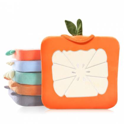 Cartoon Office Cushion Square Sponge Filling Fruit Cushion Memory Cotton Office Cushion 36x36cm