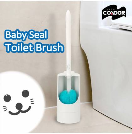 Japan Condor Baby Seal Toilet Brush Set