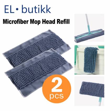 [2pcs]Japan Condor EL.butikk Microfiber Mop Head Refill Superfine fiber Cleaning Floor Wet Dry Stains