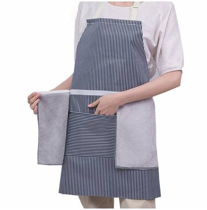 Cooking Apron Women Housework Kitchen Apron Waterproof /resistant Apron 3 Color Avialable