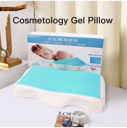 Cosmetology Gel Pillow Neck Cervical Pain Relief Pillow Ergonomic Memory Foam Support Pillows for Side Back Sleeping