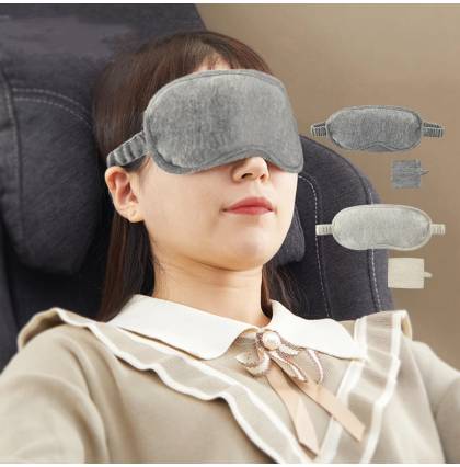 Cotton Eye Cover Sleep Eye Mask Blindfold with Elastic Band and Organizer for Sleeping Block Light Promote Sleep Better