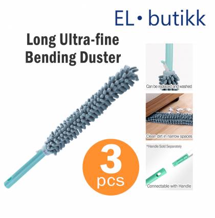 [3pcs]Japan Condor EL.butikk Long Ultra-fine Bending Duster Dust Cleaning for Home Car Office