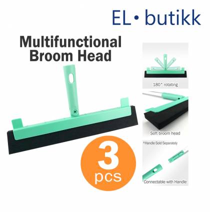 [3pcs]Japan Condor EL.butikk Multifunctional Broom Head Scraping Dust Hair Bathroom Glass Wiper Blade Cleaning Sweeper