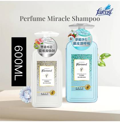 [New Arrival] Farcent Les Parfums De Perfume Miracle Shampoo Gentle On Scalp Nourish Repair Damaged Hair 600ML