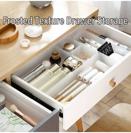 Frosted Drawer Storage Multi-purpose Drawer Desktop Storage Box Cosmetic Clothes Container S/M/L