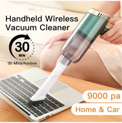Handheld Car Wireless Vacuum Cleaner Cordless USB Charging Vacuum Household Car Portable Long Runtime Vacuum Cleaner