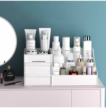 Makeup Storage Box Cosmetic Organizer Personal Makeup Tools Drawer Space-saving/3 colors available