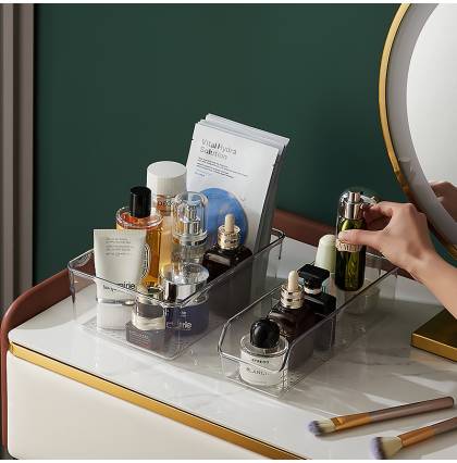 Multifunctional Desktop Organiser Grids Storage Box Kitchen Living Room Bathroom Multipurpose Organizer Container