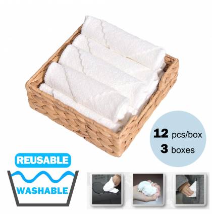 3 Boxes Reusable Multi-Purpose Microfiber Tissue for Car Kitchen Office Bedroom Household Table Rag Wet Cloth