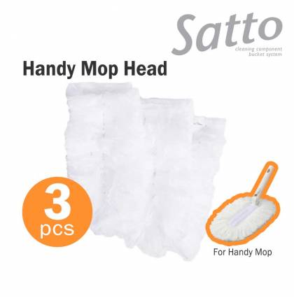2packs-Japan Condor Satto Handy Mop Head 1Pack/3pcs Duster Head Refill
