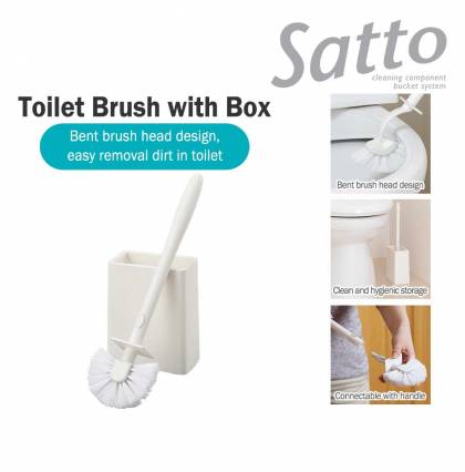 Japan Condor Satto Toilet Brush with standing box Cleaning Brush For Bathroom Accessories