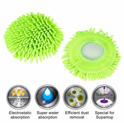 SupaMop Sunflower Dusting Mop Head (Suitable for Model S220 SH350-8 SH350)