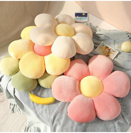 Sunflower Shaped Cute Cushion Floor Flower Seating Plush Soft Cushion Cute Room Decor Pillows