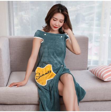 Bath Towels Wearable Bath Towels Women's Magic Towels Microfiber Soft Shower Bathrobes Bathroom Wear