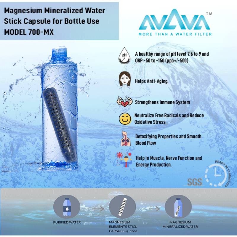 Avava AVAVA Portable Filter Stick Capsules Hydrogen Water Enrichment ...