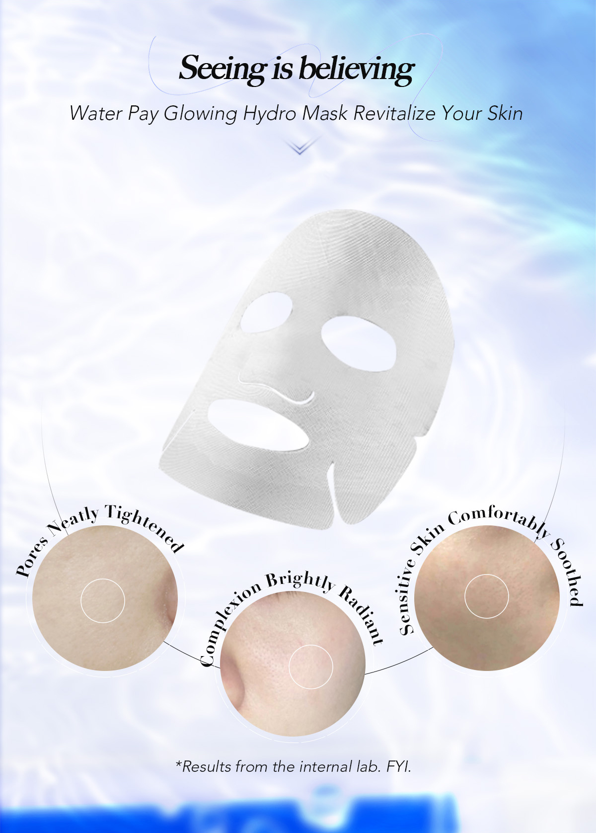 Watter Mask FOR BELOVED ONE - Taiwan 4 Pcs/Box Water Pay Ultra Glowing Hydro Mask ...