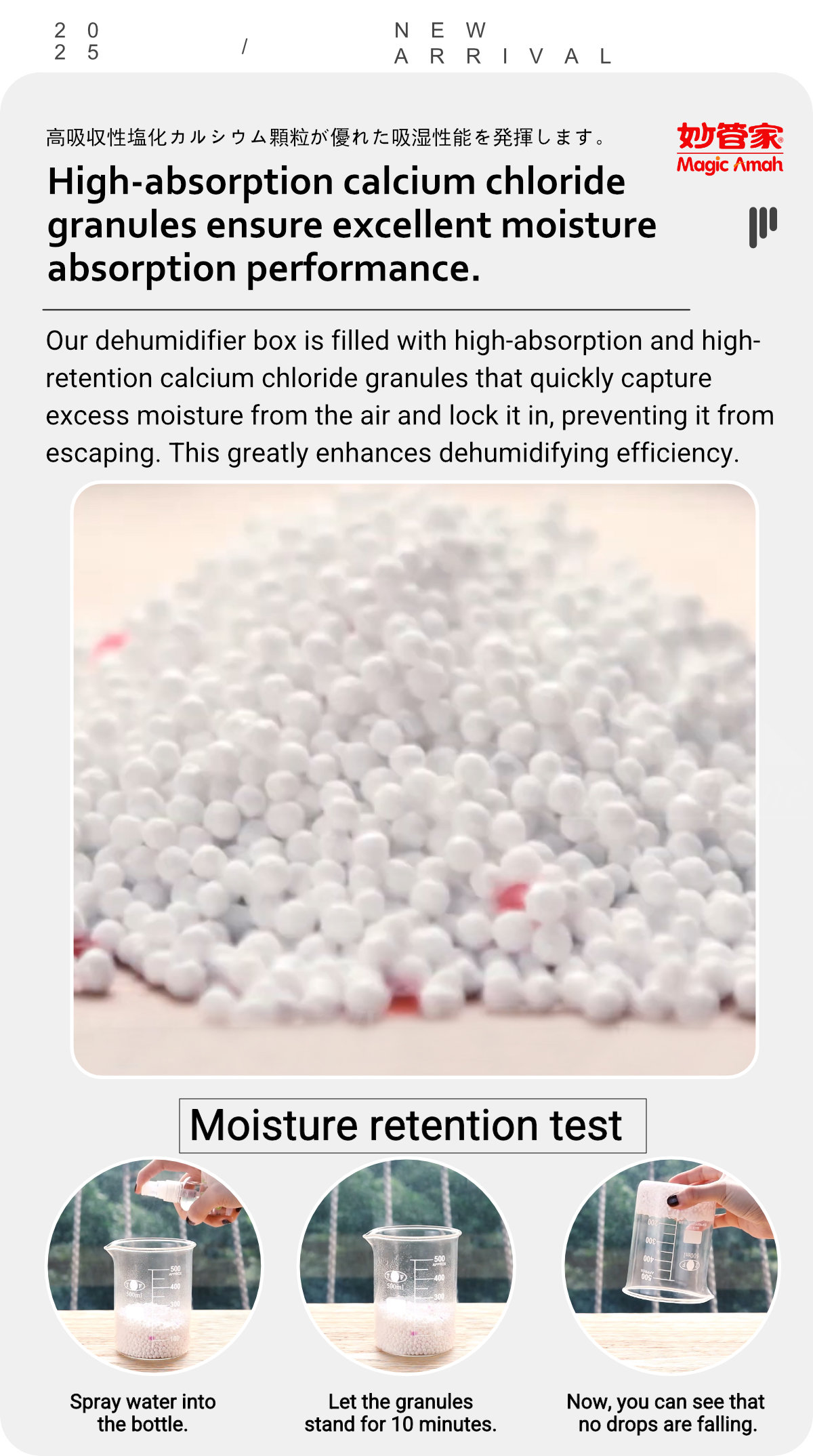 [2Pcs/Set] Magic Amah - Moisture Absorber BoxReusable Water ...