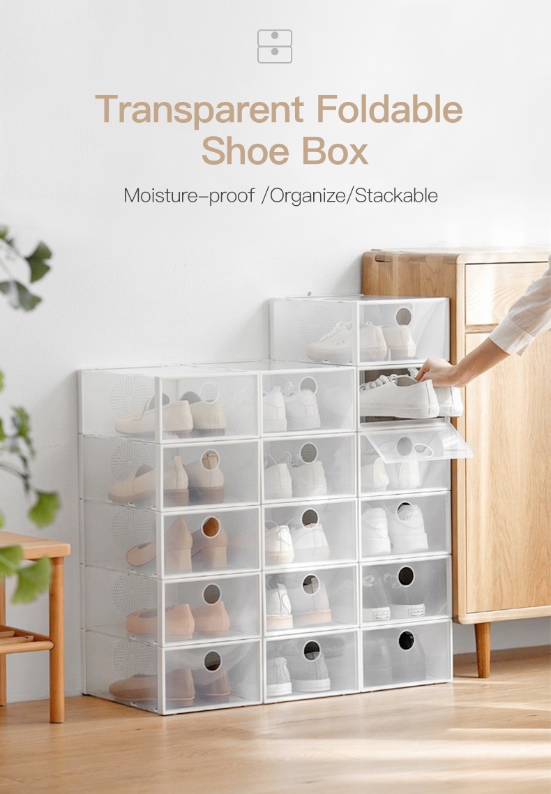 Shoe Storage Box Folding Shoe Rack Online Shoe Organizer Target - Main Image